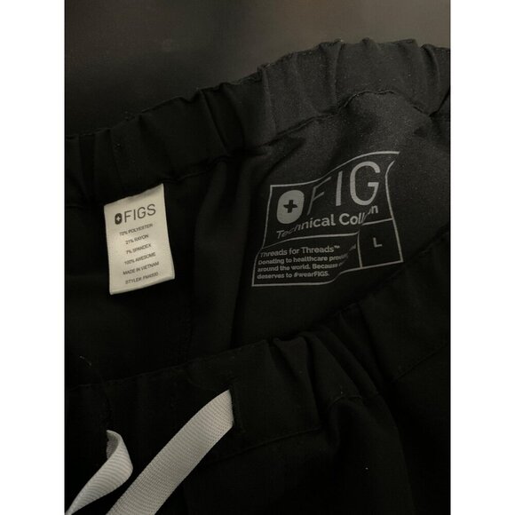 FIGS Pisco Basic Scrub Pants Black size Large - Picture 9 of 10